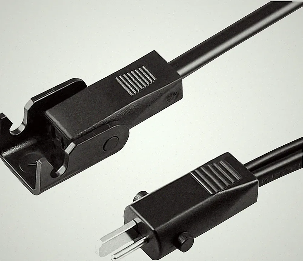 6.6 Feet Power Cord for Recliner Chair, 2 Pin Connector Power Extension Cable fo
