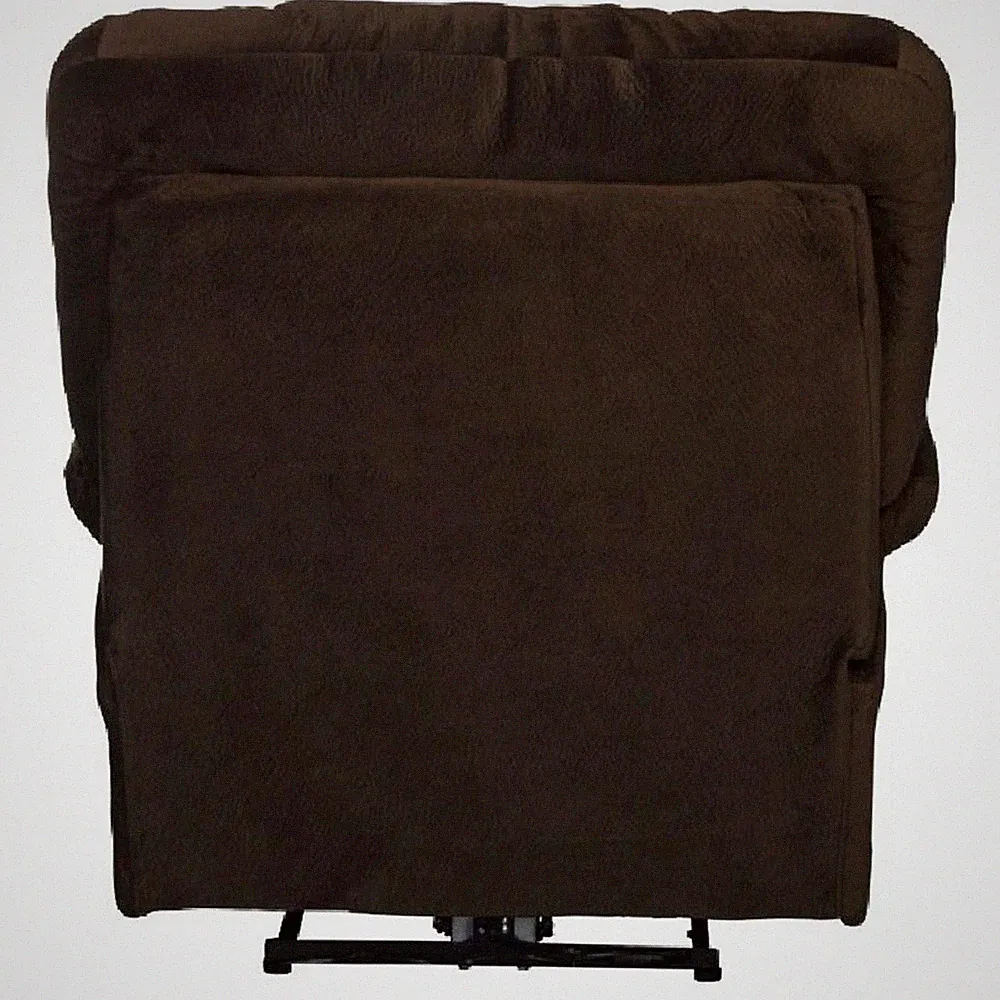 Catnapper Cloud 12 Power Lay Flat Chaise Recliner in Chocolate