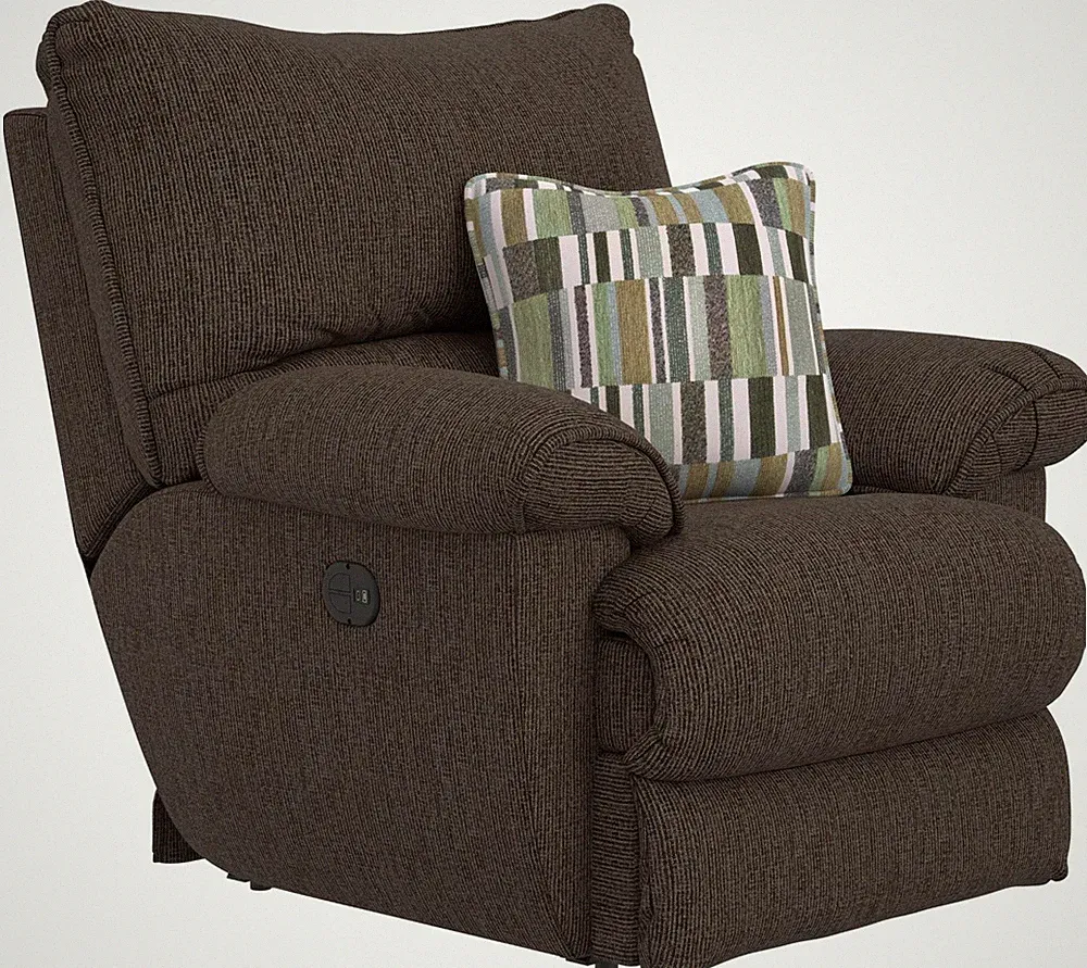 Catnapper Lenny Power Lay Flat Recliner