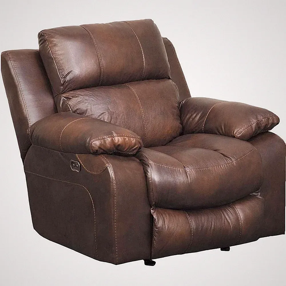 Catnapper Positano Power Wall Hugger Recliner-Cocoa