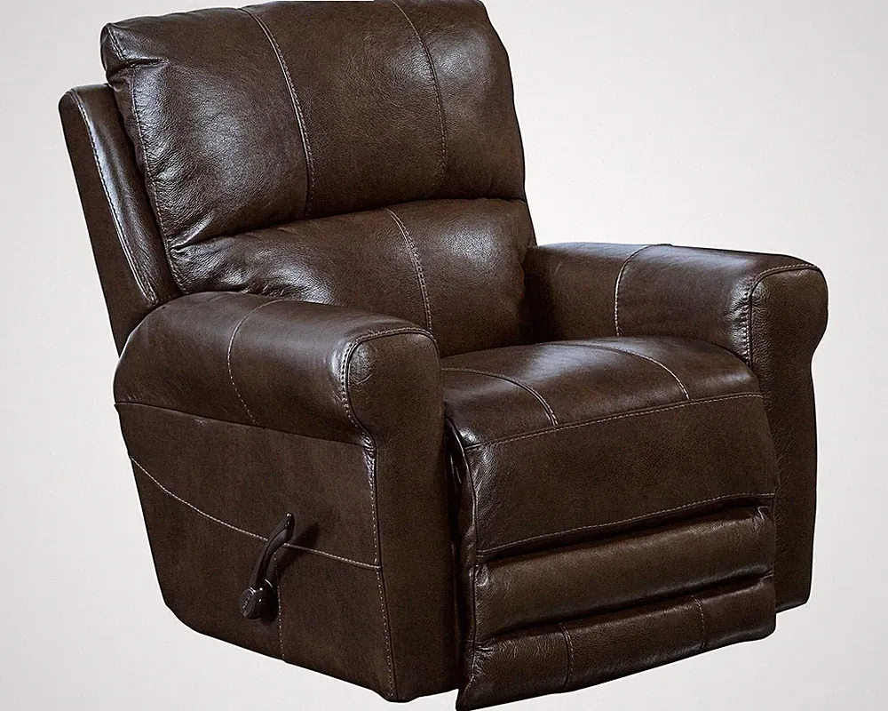 Catnapper Samuel Power Lay Flat Recliner with USB Charging Port in Chocolate...