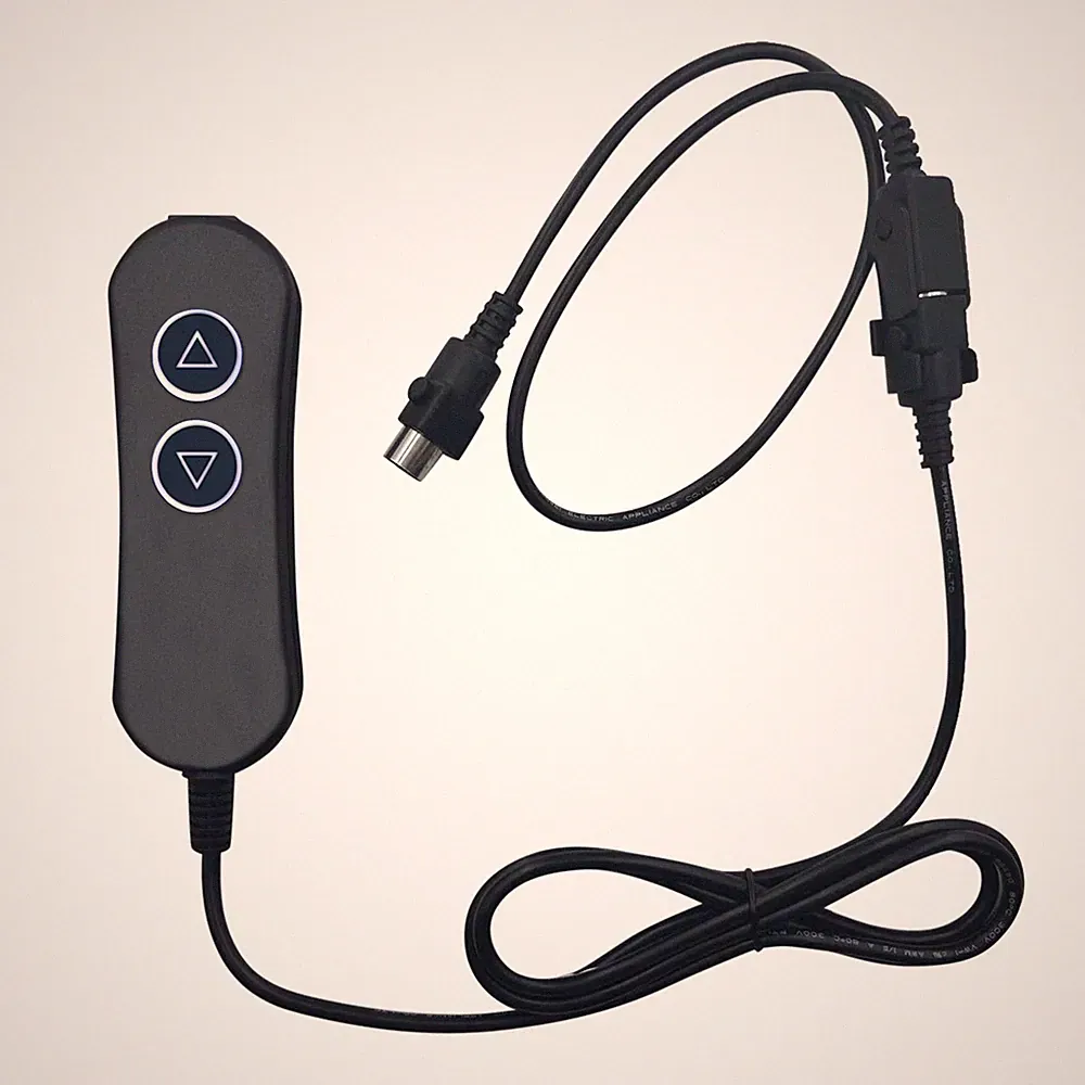 MLSK111-A1 Lift Chair Recliner Remote 2 Button 5 Pin Handset with USB Backlight