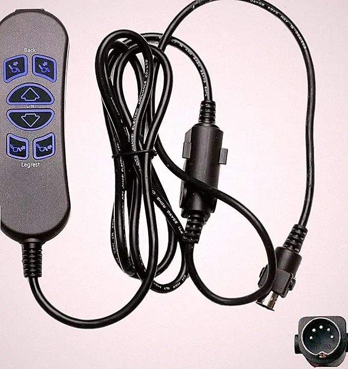 MLSK89-A2 Mulin Lift Chair Recliner 6 Button 5 Pin Remote with USB and Backlight