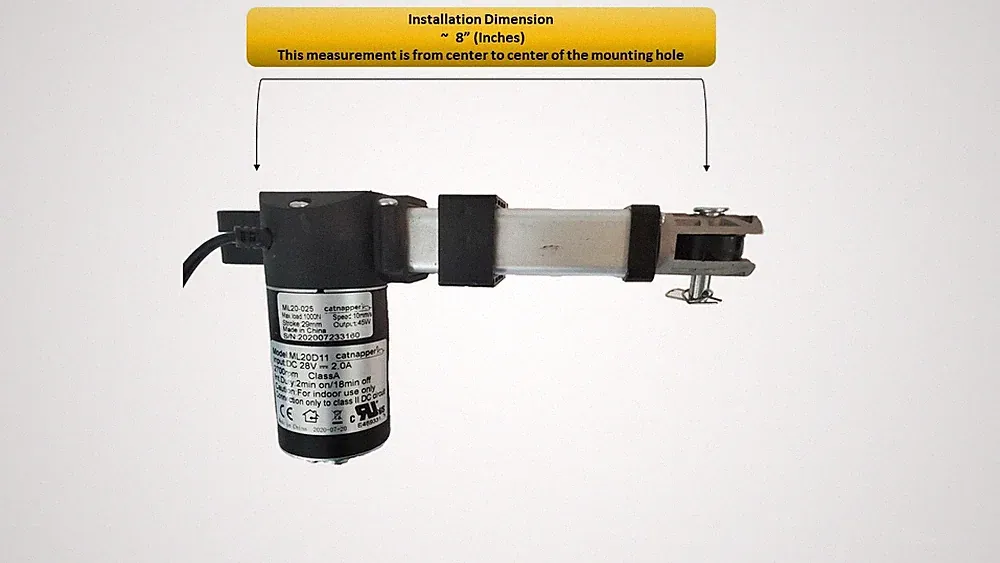 Mulin Electric Motor Actuator - ML20-025 - Catnapper - Power Recliner Motor