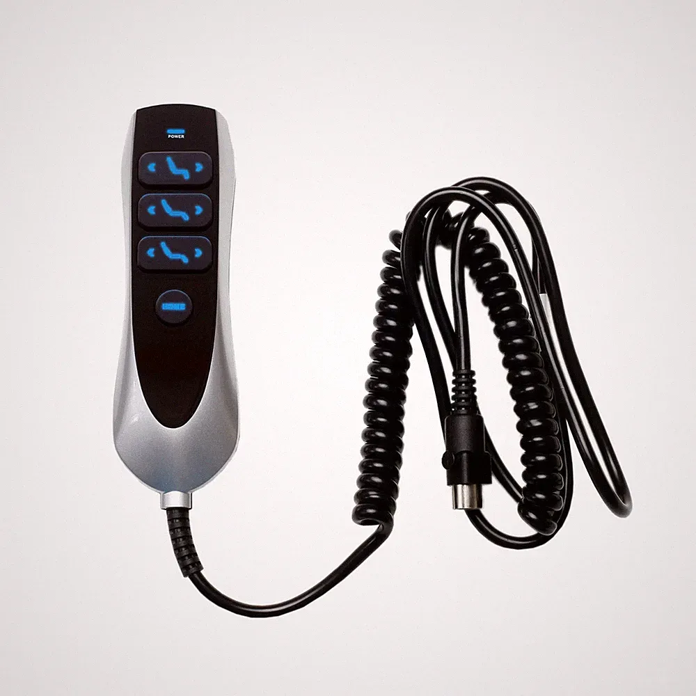 Okin 6 Button 7 Pin Lift Chair Recliner Remote Handset with USB and Bluelight
